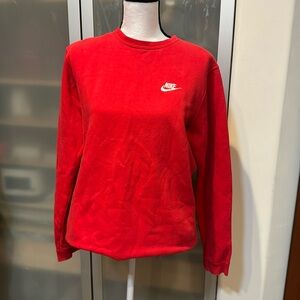 Nike red sweater